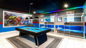 Lakeview 9BR Villa Private Pool SPA Game Room heater